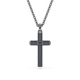 Swarovski Insigne ristiriipus, tumma metalli ja harmaat kristallit 5727985