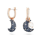 Swarovski Luna korvakorut, ruusukulta ja eri väriset kristallit 5671569