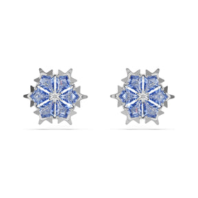 Swarovski Magic Snowflake korvakorut, vaalea metalli ja siniset kristallit 5734242