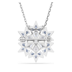 Swarovski Magic Snowflake riipus ja rintakoru, vaalea metalli ja siniset kristallit 5737619