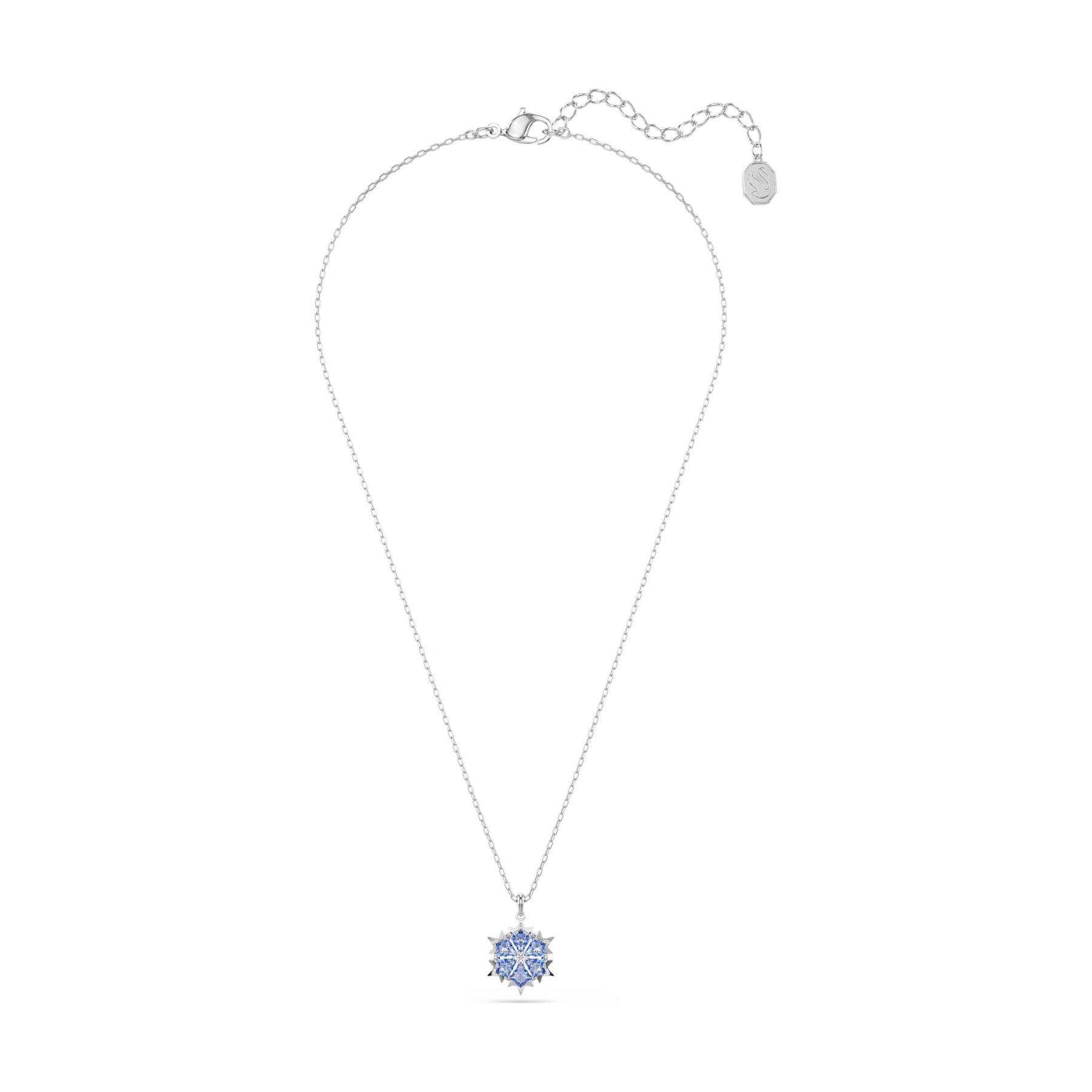 Swarovski Magic Snowflake riipus, vaalea metalli ja siniset kristallit 5735399