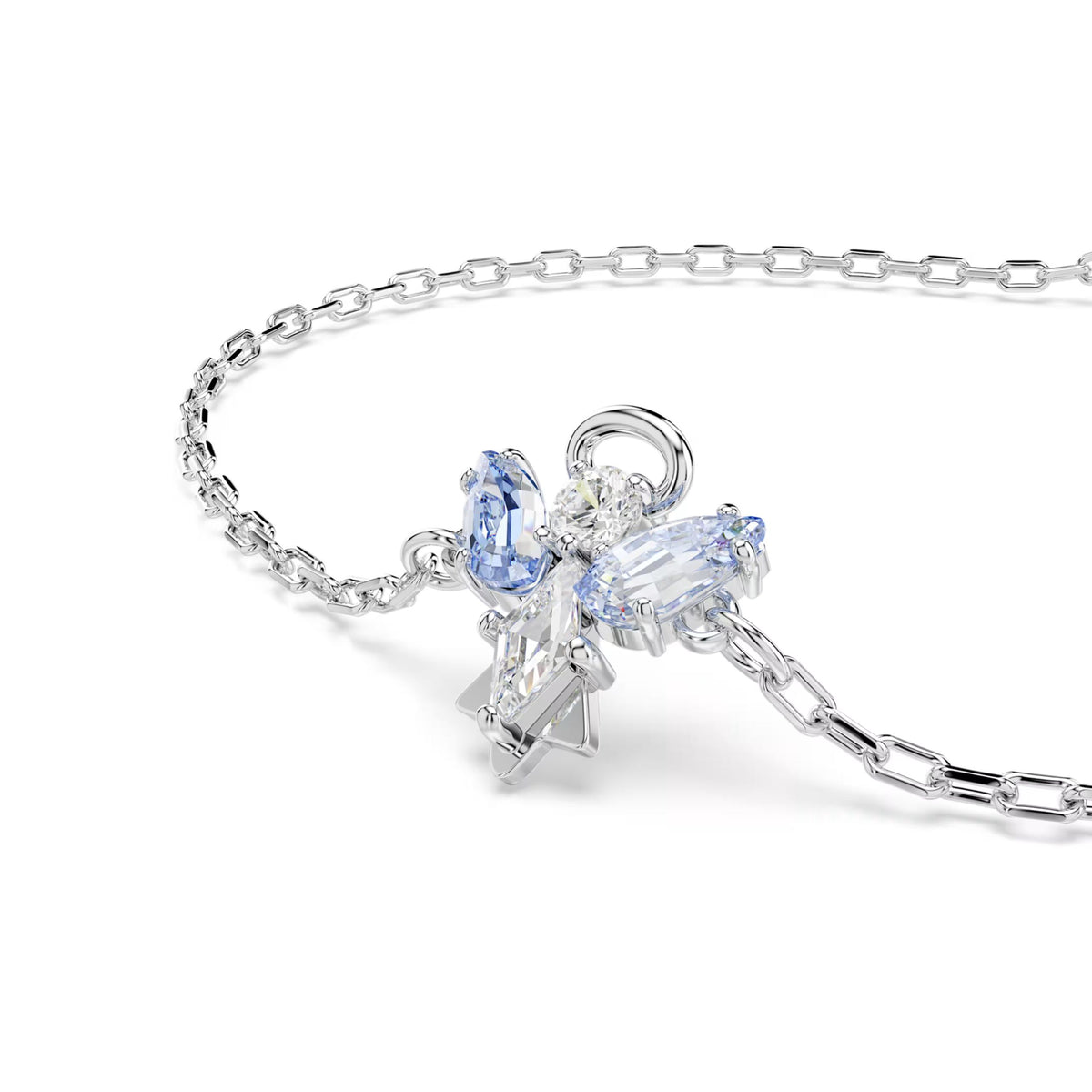 Swarovski Magic rannekoru, vaalea metalli ja siniset kristallit, 5734263