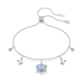 Swarovski Magic rannekoru, vaalea metalli, siniset ja kirkkaat kristallit, 5734244