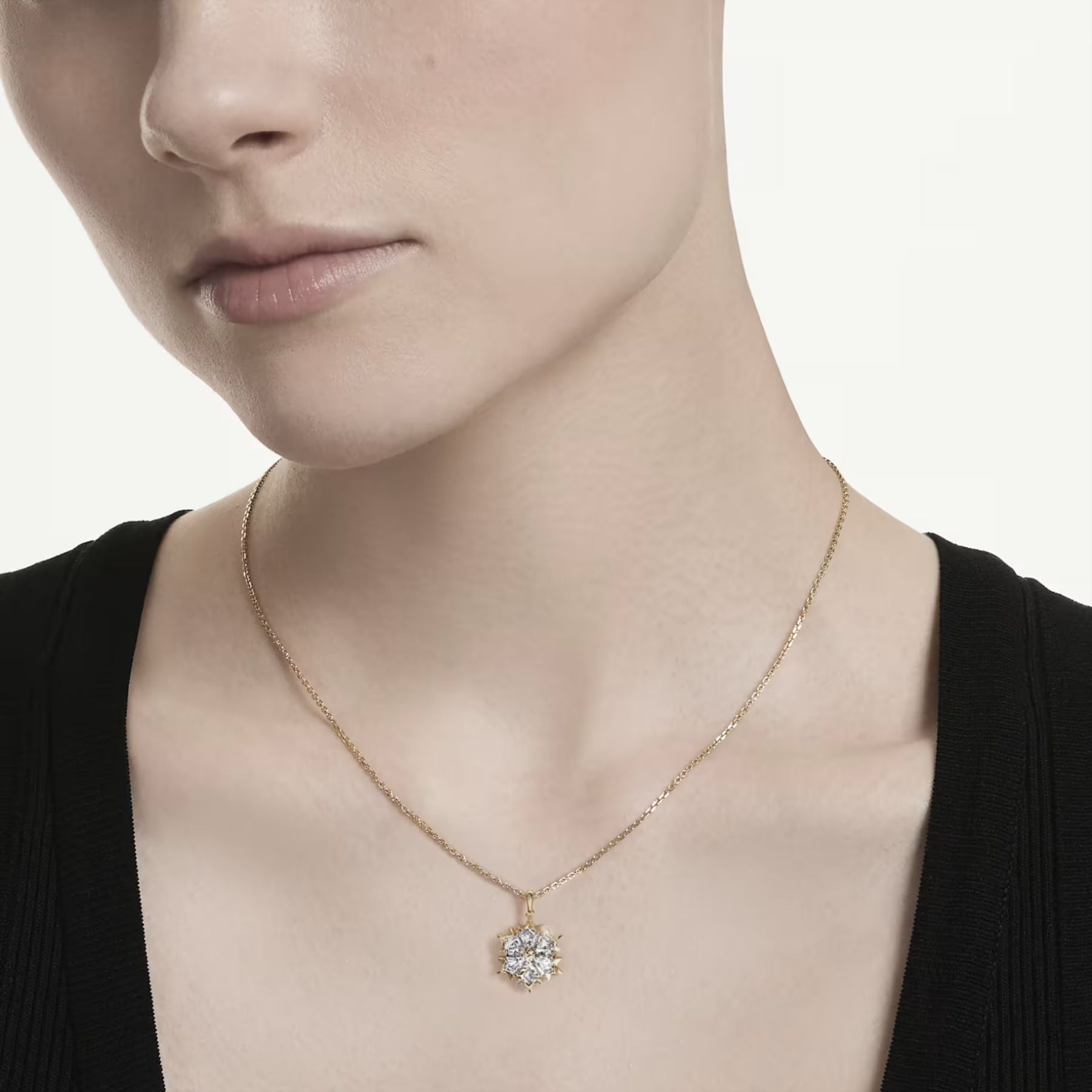Swarovski Magic riipus, keltakullattu ja kirkkaat zirkonit, 5757788
