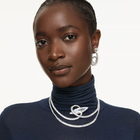 Swarovski Matrix Choker kaulakoru, vaalea metalli ja kirkkaat kristallit, 5727039