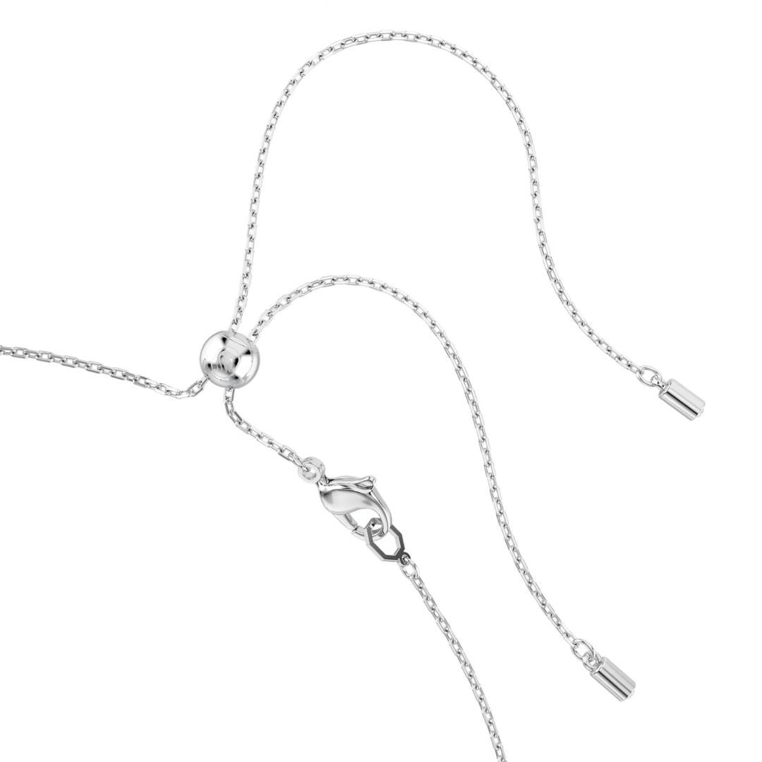 Swarovski Matrix Choker kaulakoru, vaalea metalli, siniset ja kirkkaat kristallit, 5722464