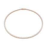 Swarovski Matrix Tennis kaulakoru, rosekullattu ja kirkkaat zirkonit, 5764194