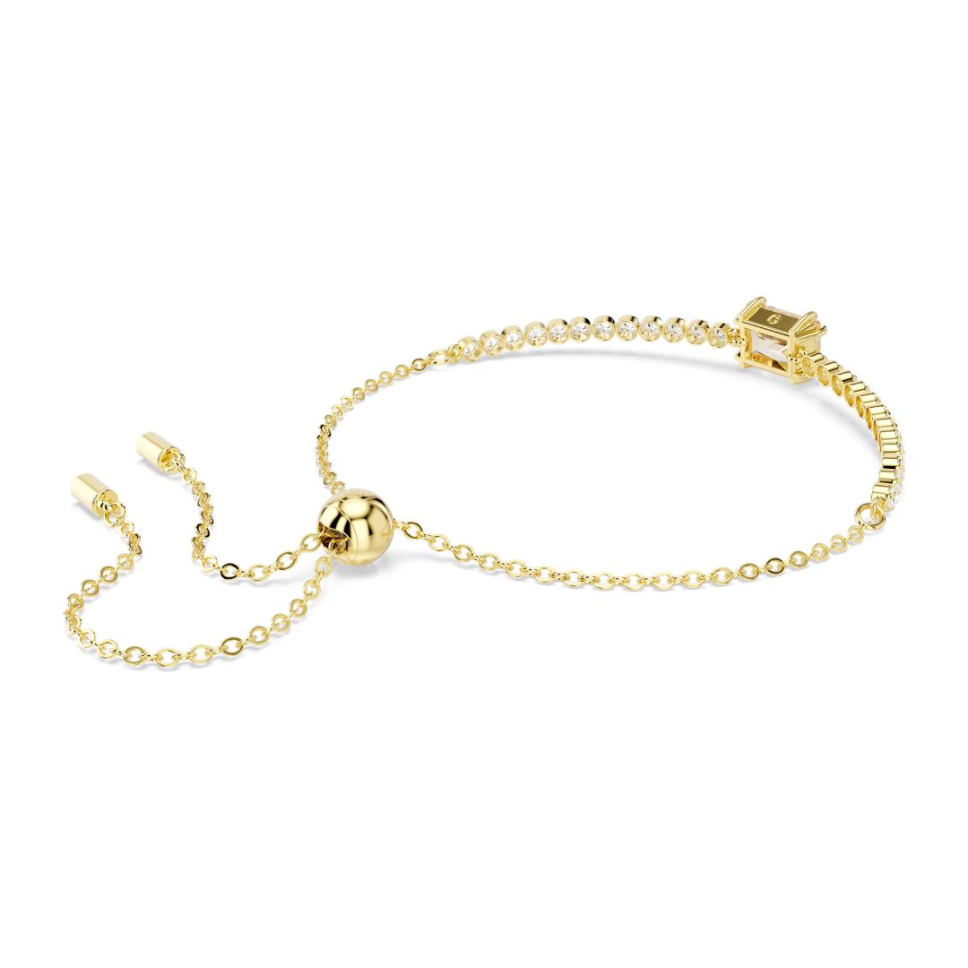 Swarovski Matrix Tennis rannekoru, keltakullanväri kirkkailla kristalleilla ja keltaisella zirkonilla, 5730699