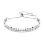Swarovski Matrix Tennis rannekoru, vaalea metalli ja kirkkaat kristallit, 5678252