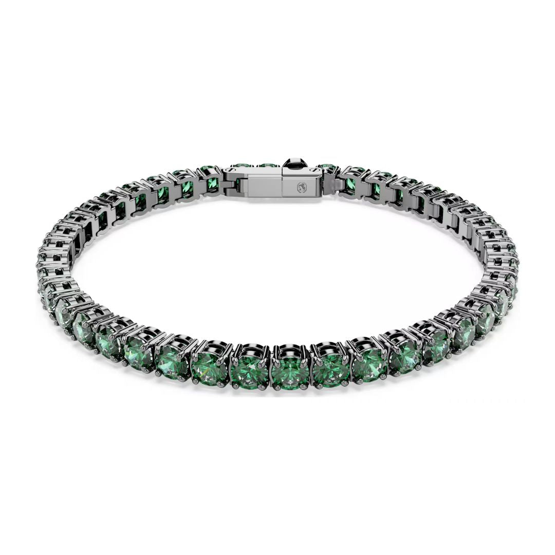 Swarovski Matrix Tennis rannekoru, vihreät kristallit