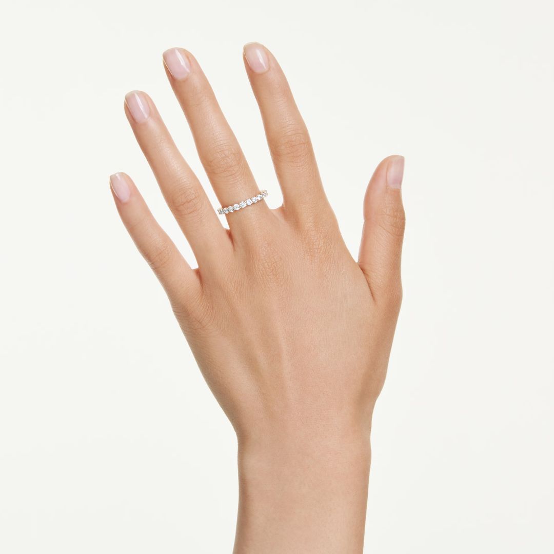 Swarovski Matrix Vittore sormus, keltakullattu ja kirkkaat zirkonit