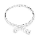 Swarovski Matrix Y kaulakoru, vaalea metalli ja kirkkaat kristallit 5692521