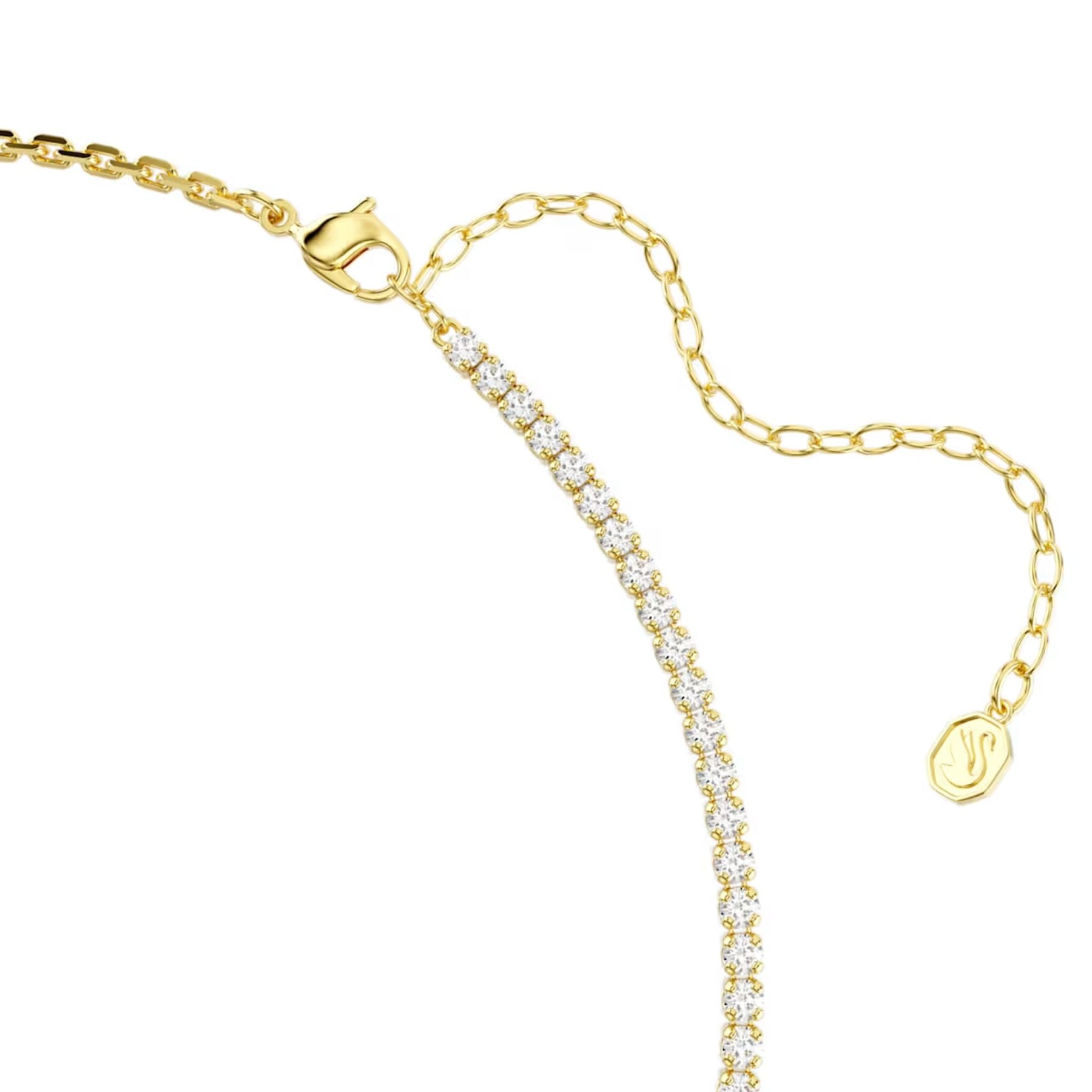 Swarovski Matrix kaulakoru, keltakullattu ja kirkkaat zirkonit, 5747717