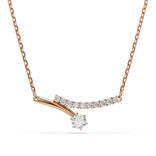 Swarovski Matrix kaulakoru, rosekullattu ja kirkkaat zirkoniat, 5763823