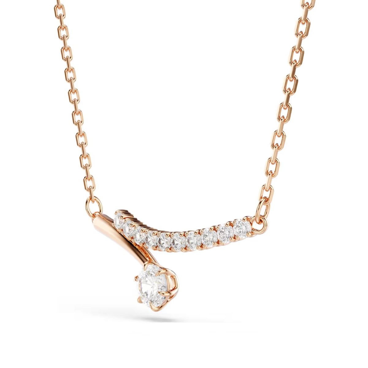Swarovski Matrix kaulakoru, rosekullattu ja kirkkaat zirkoniat, 5763823
