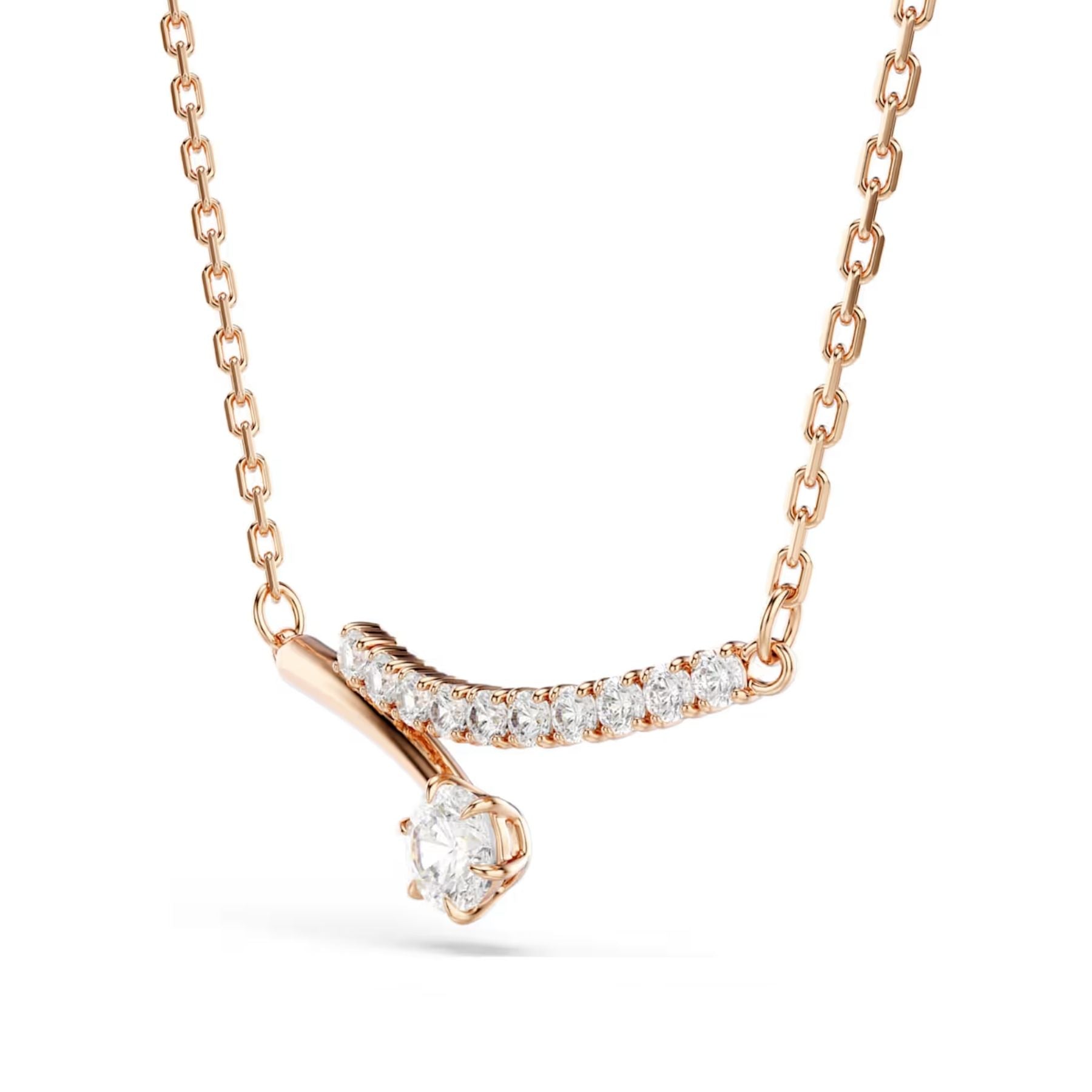 Swarovski Matrix kaulakoru, rosekullattu ja kirkkaat zirkoniat, 5763823