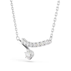 Swarovski Matrix kaulakoru, vaalea metalli ja kirkkaat zirkoniat, 5753568