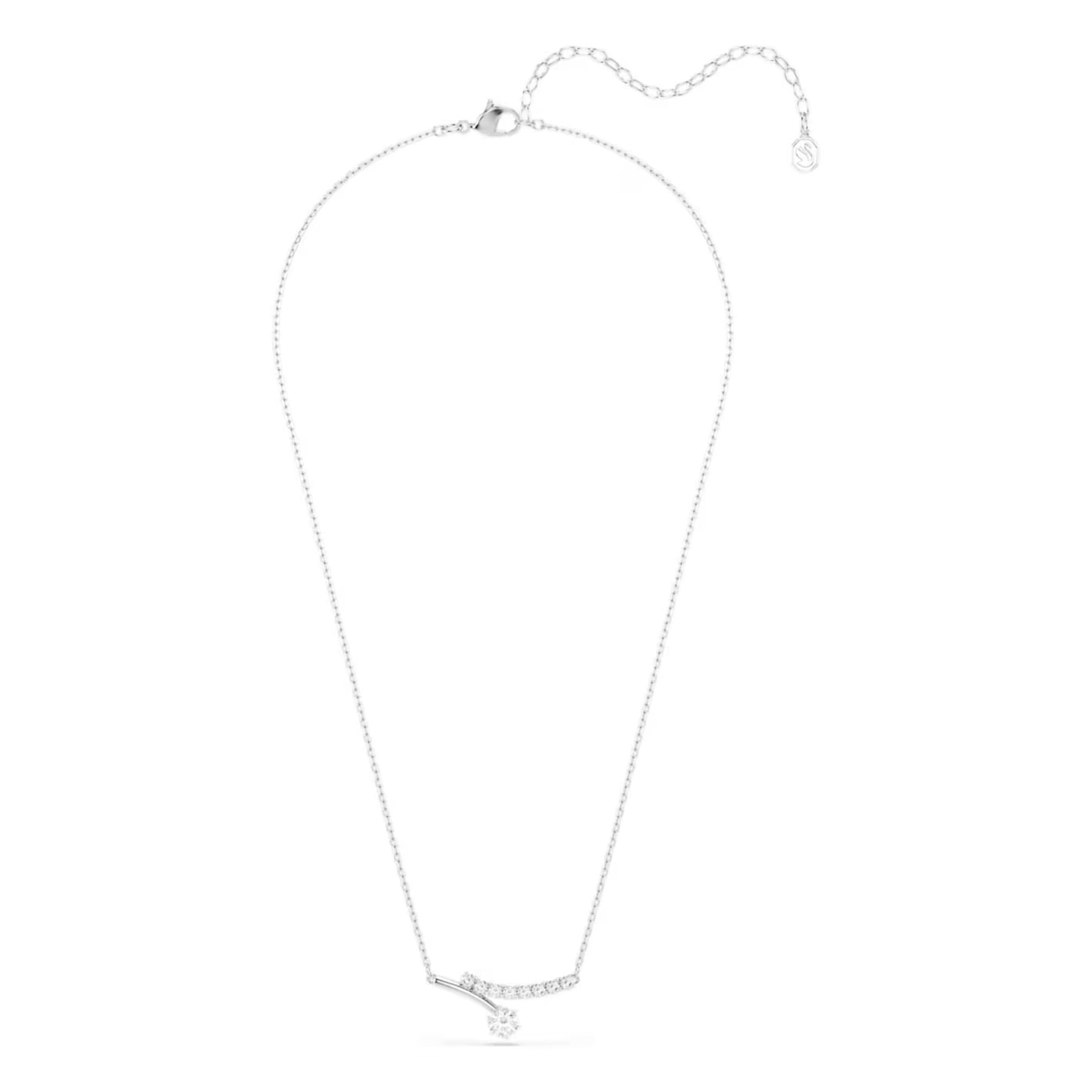 Swarovski Matrix kaulakoru, vaalea metalli ja kirkkaat zirkoniat, 5753568