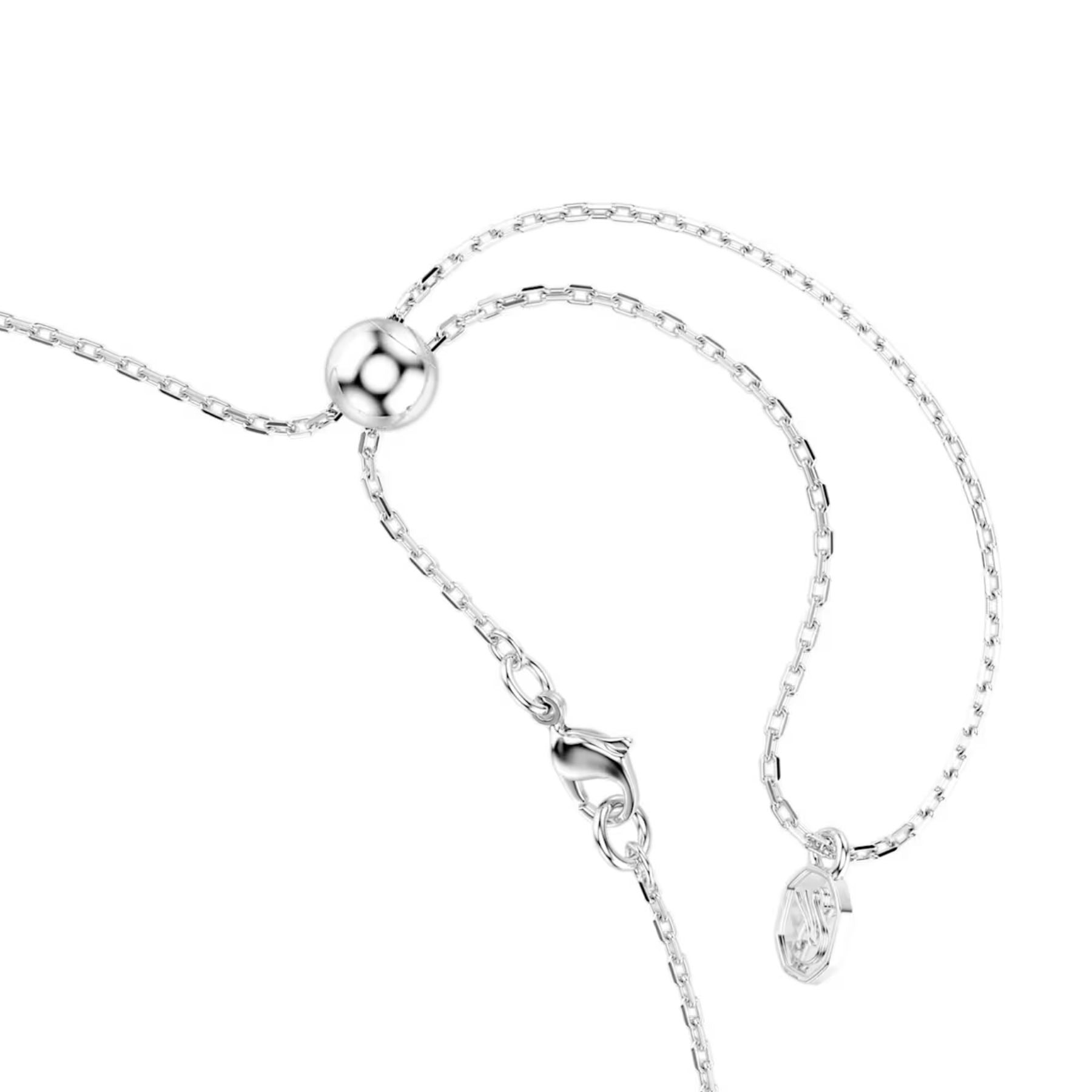 Swarovski Matrix kaulakoru, vaalea metalli ja kirkkaat zirkoniat, 5754020