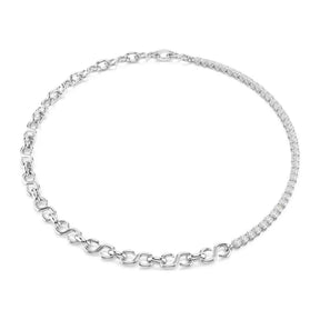 Swarovski Matrix kaulakoru, vaalea metalli ja kirkkaat zirkonit, 5747732