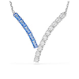 Swarovski Matrix kaulakoru, siniset ja kirkkaat zirkoneilla, 5732265