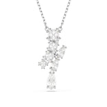 Swarovski Matrix kaulakoru, vaalea metalli ja kirkkaat kristallit 5700420