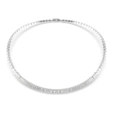 Swarovski Matrix kaulakoru, vaalea metalli ja kirkkaat kristallit, 5727111