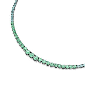 Swarovski Matrix kaulakoru, vihreät ja siniset zirkonit, 5751192