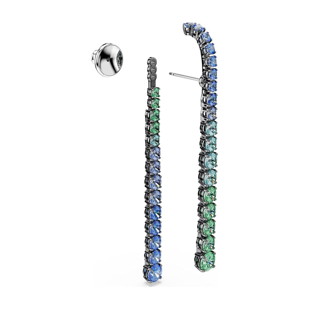 Swarovski Matrix korvakorut, siniset ja vihreät zirkonit 5741390