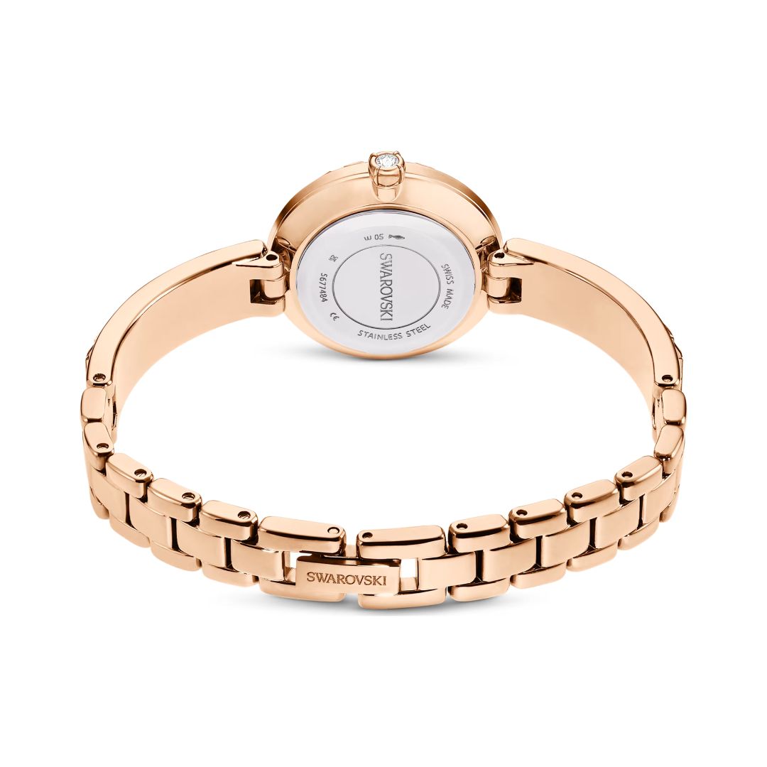 Swarovski Matrix rannekello, ruusukullanvärinen ja kirkkaat kristallit, 5677484