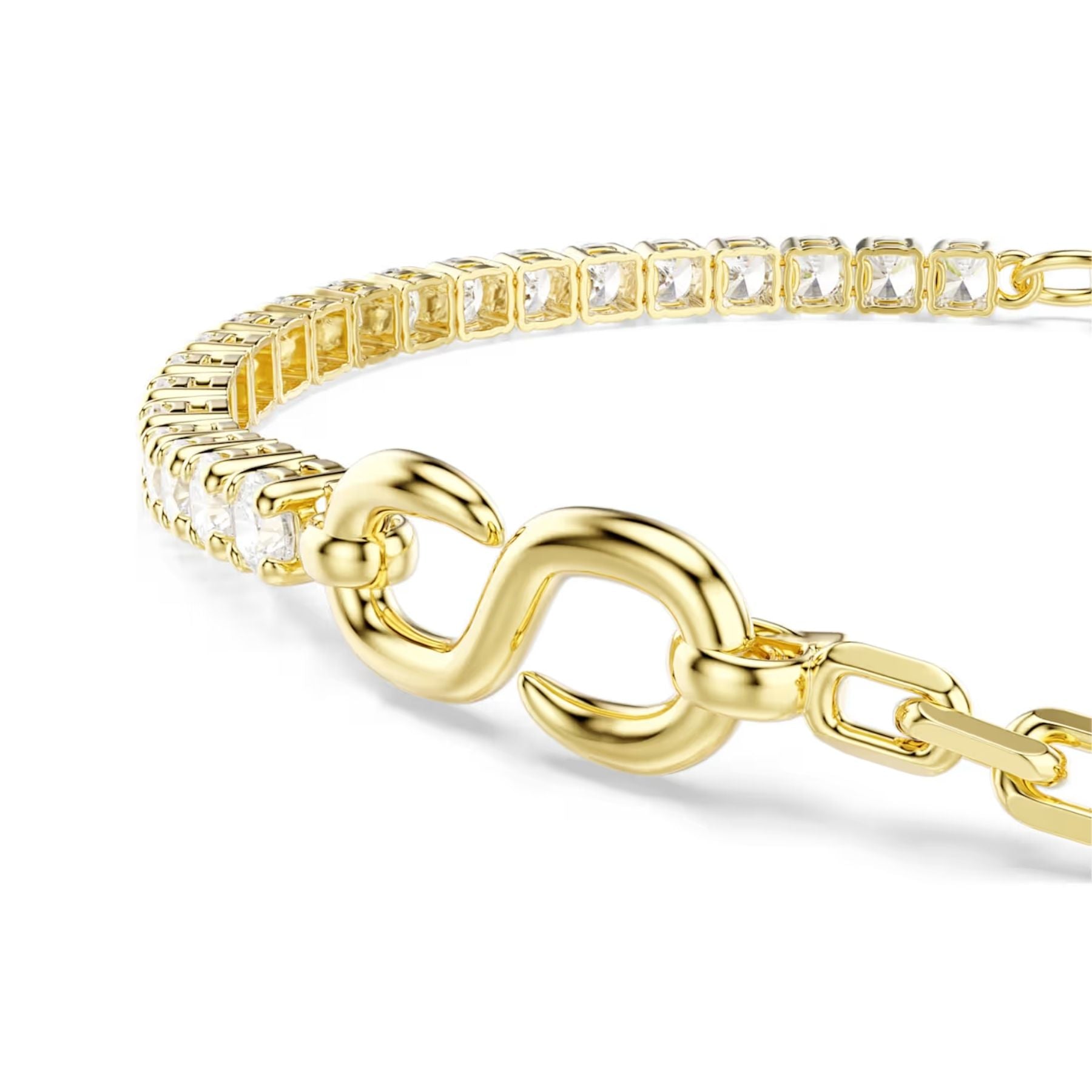 Swarovski Matrix rannekoru, keltakullattu ja kirkkaat zirkonit, 5753925
