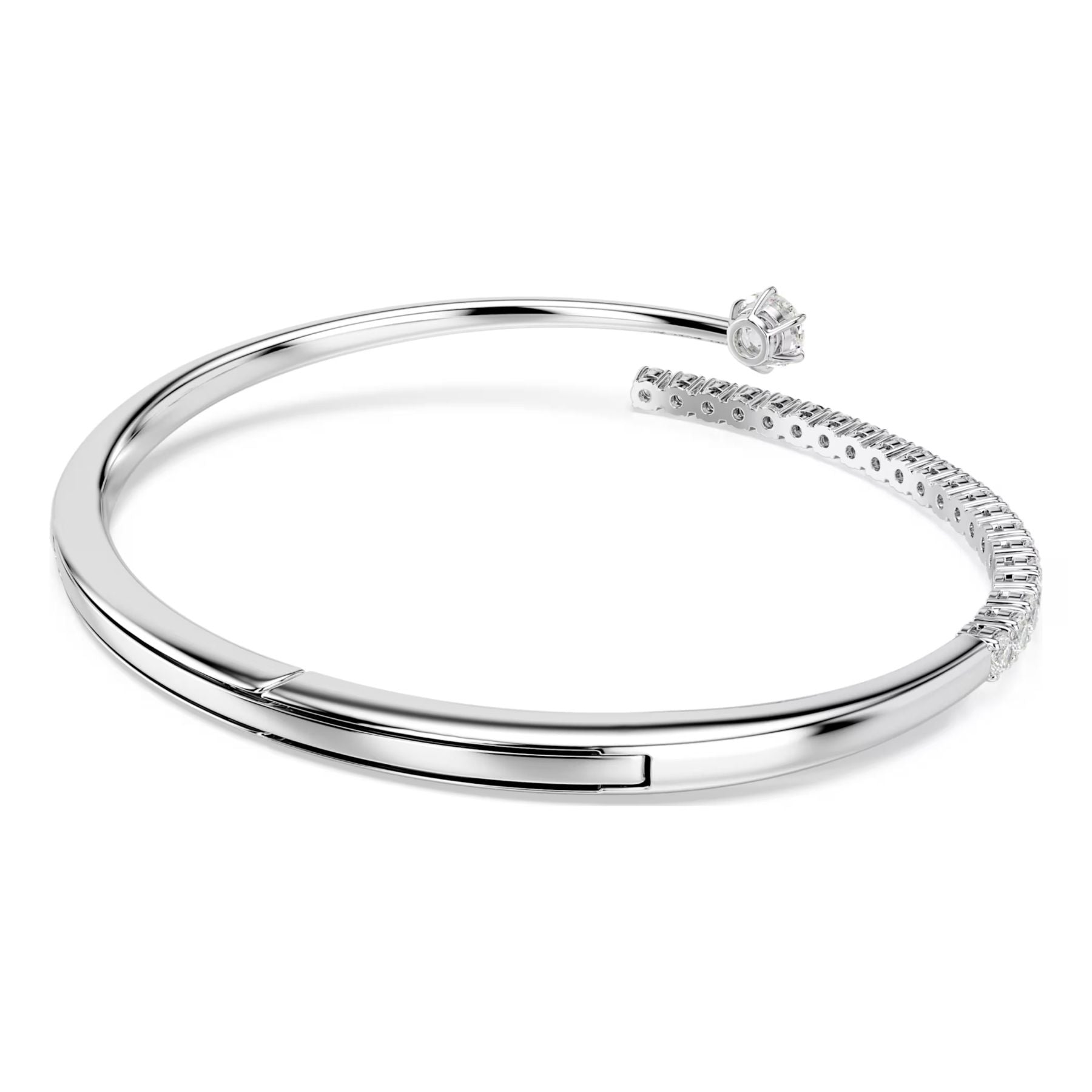 Swarovski Matrix rannerengas, vaalea metalli ja kirkkaat zirkonit, 5753569
