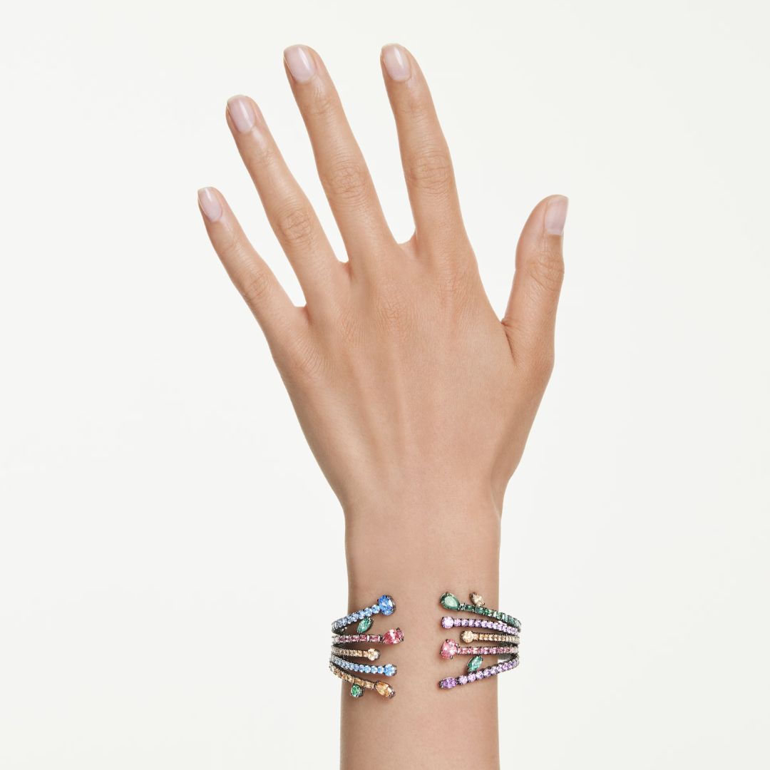 Swarovski Matrix rannerengas, eriväriset kristallit