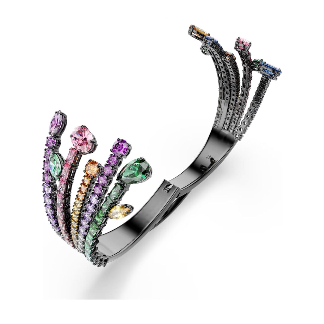 Swarovski Matrix rannerengas, eriväriset kristallit