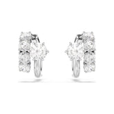 Swarovski Matrix rengaskorvakorut, vaalea metalli ja kirkkaat zirkonit, 5753572