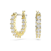 Swarovski Matrix rengaskorvakorut, keltakullanväri ja kirkkaat kristallit 5733398