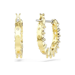 Swarovski Matrix rengaskorvakorut, keltakullanväri ja kirkkaat kristallit 5733398