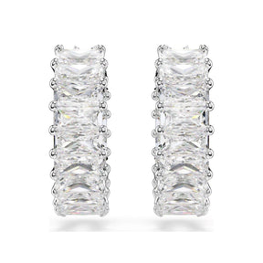 Swarovski Matrix rengaskorvakorut, vaalea metalli ja kirkkaat kristallit 5733397