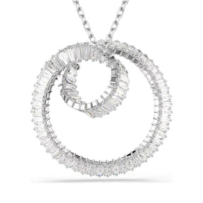 Swarovski Matrix riipus, vaalea metalli ja kirkkaat kristallit 5727114