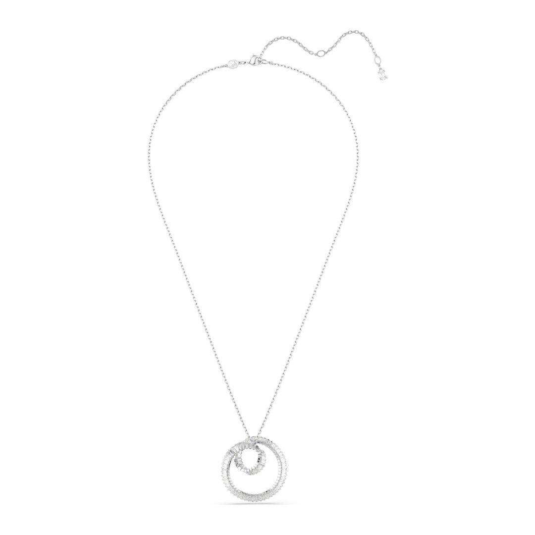 Swarovski Matrix riipus, vaalea metalli ja kirkkaat kristallit 5727114