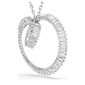 Swarovski Matrix riipus, vaalea metalli ja kirkkaat kristallit 5727114