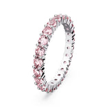 Swarovski Matrix sormus, vaalea ja vaaleanpunaiset kristallit, 5658852