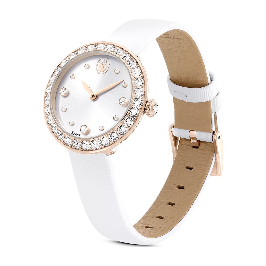 Swarovski Matrix tennis rannekello, samppanjakullanväri ja kirkkaat kristallit, 5710103