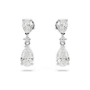 Swarovski Meshmera setti, kaulakoru ja korvakorut, vaalea metalli ja kirkkaat kristallit, 5674306