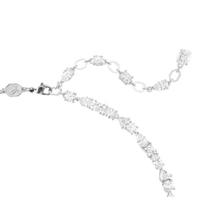 Swarovski Meshmera setti, kaulakoru ja korvakorut, vaalea metalli ja kirkkaat kristallit, 5674306