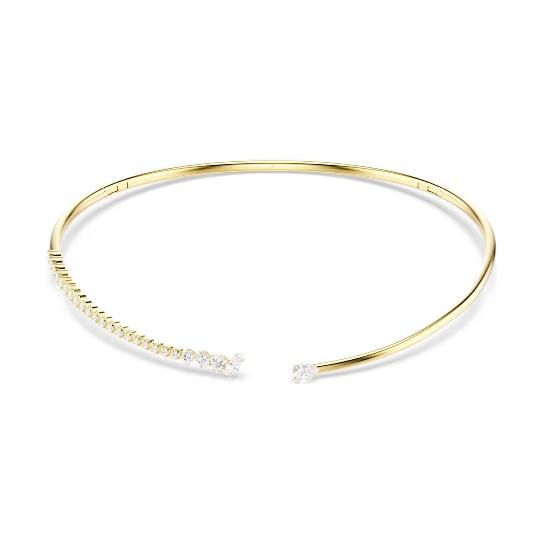 Swarovski Mesmera choker kaulakoru, keltakullattu ja kirkkaat zirkonit, 5765175