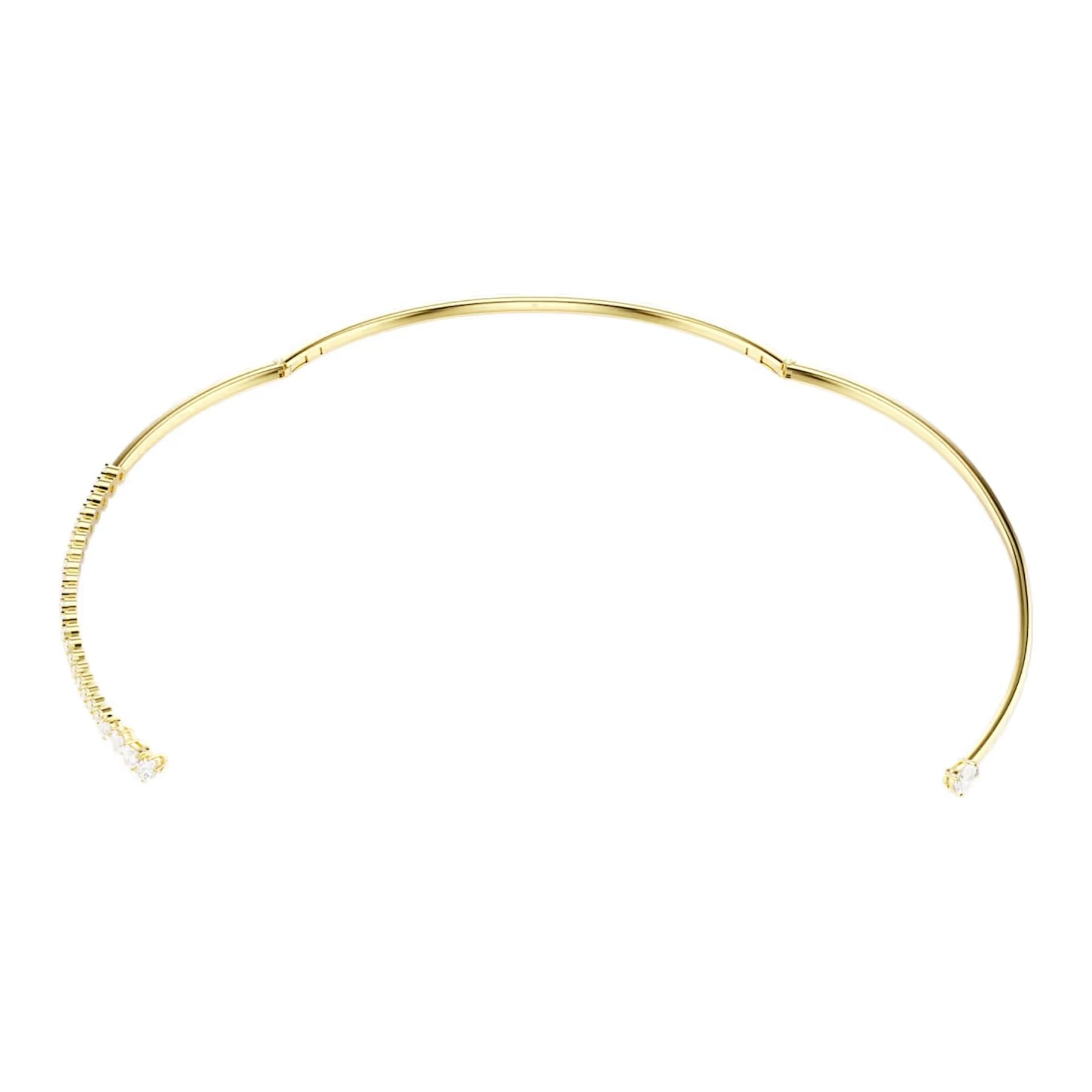 Swarovski Mesmera choker kaulakoru, keltakullattu ja kirkkaat zirkonit, 5765175