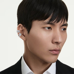 Swarovski Mesmera ear cuff -korvakorut, vaalea metalli ja kirkkaat zirkonit, 5747998