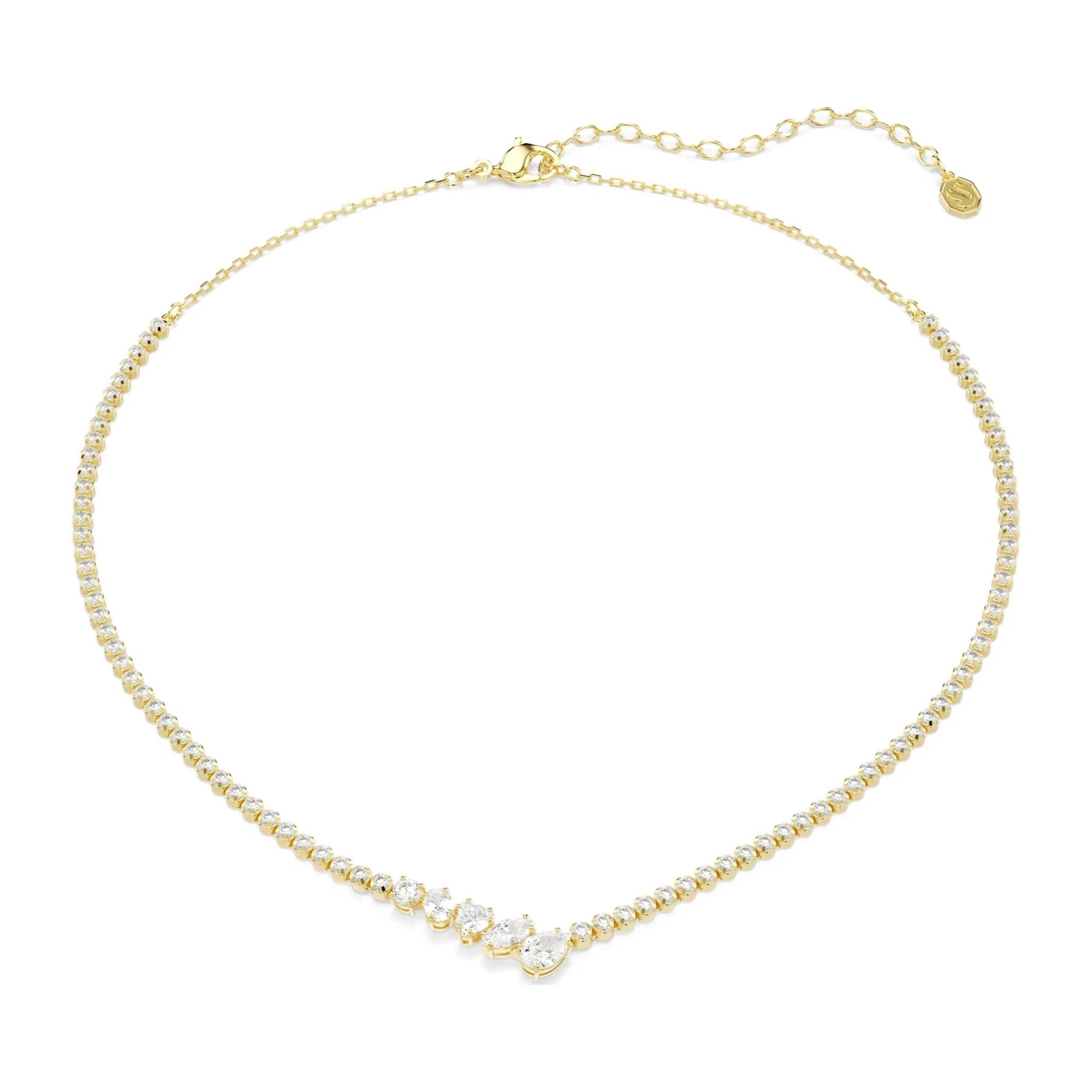 Swarovski Mesmera kaulakoru, keltakullattu ja kirkkaat zirkonit, 5747931