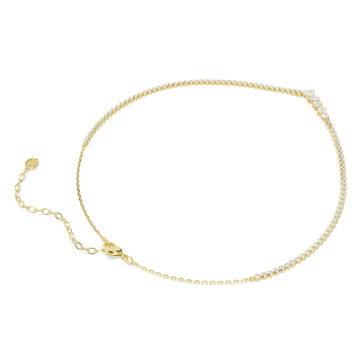 Swarovski Mesmera kaulakoru, keltakullattu ja kirkkaat zirkonit, 5747931